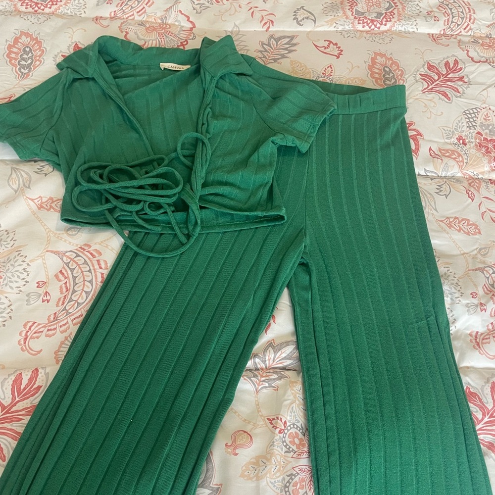 Sugar popped two piece set